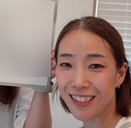おさことご来店のお客様（お顔は隠しています）