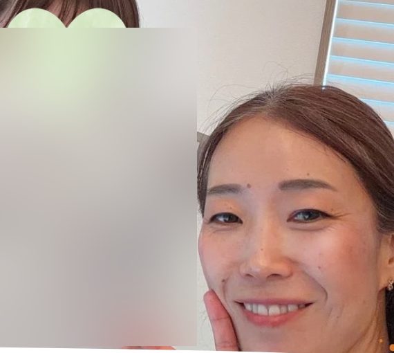 おさことご来店のお客様（お顔は隠しています）